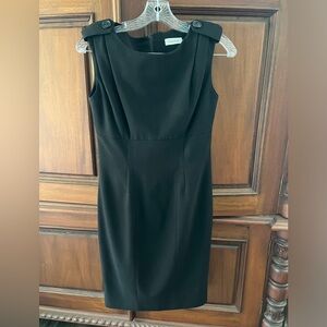 Calvin Klein Classic Black Midi Dress